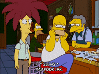 sad homer simpson GIF