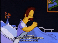 praying homer simpson GIF