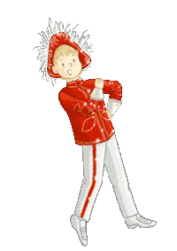 kinderbuchgardemaedchen training tanzen garde gardetanz Sticker