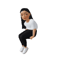 Menina Sticker