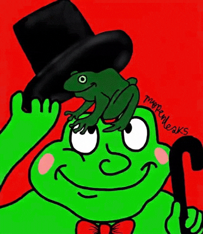 Top Hat Frog GIF by Mypenleaks