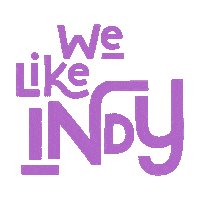 welikeindy indiana indy welikeindy we like indy Sticker