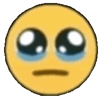 Sad Cry Sticker