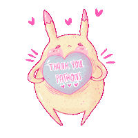 helenagaifem hgaifem helenagaifem thankyoupatrons pikachupatrons Sticker