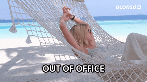 Out Of Office Vacation GIF by aconso AG