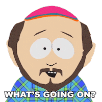 Whats Up Gerald Broflovski Sticker by South Park