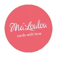 maloulou-ch love sticker mom cards Sticker