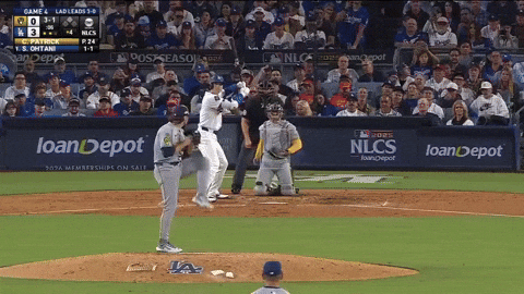 Home Run Dodgers GIF