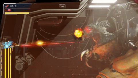 TheAccursedHunter01 giphygifmaker metroid samus aran metroid dread GIF