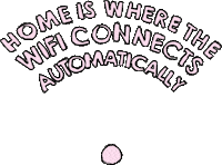 Home Sweet Home Sticker by Kaart Blanche