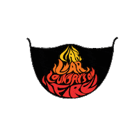 clairez777 fire science mask coronavirus Sticker