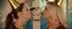 p_lo kiss birthday pop slap GIF