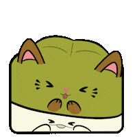 Happy Cat Sticker by Mighty Jaxx