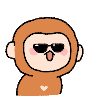 Monkey Wow Sticker
