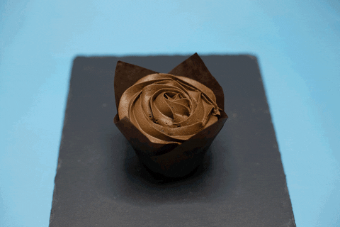 Hungry Chocolate Cupcake GIF by Kims Vegan Cakes
