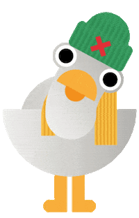 Sea Gull Hat Sticker