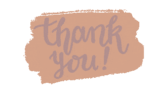 Thanks Thank You Sticker by Rachel Schelb