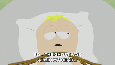 butters stotch dreaming GIF by South Park 