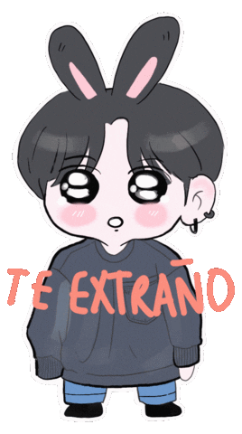 Veencent bts jungkook jk miss you Sticker