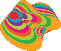 Art Colours Sticker by Yoni