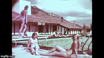 estes park pool GIF by History Colorado