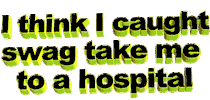 take me swag Sticker by AnimatedText