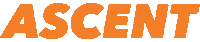 AscentBikes sports logo orange cycling Sticker