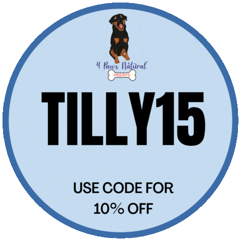 Dogtreats Sticker by 4 Paws Natural Treats