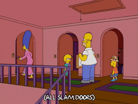 angry homer simpson GIF