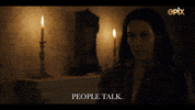 Chapelwaite awkward gossip shame rebecca GIF