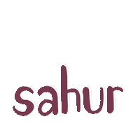 Suhoor Sticker
