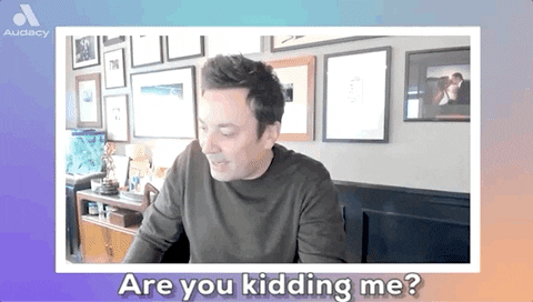 Are You Kidding Me Jimmy Fallon GIF by Audacy