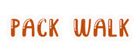 Packwalk Sticker by Pecksadventurepack