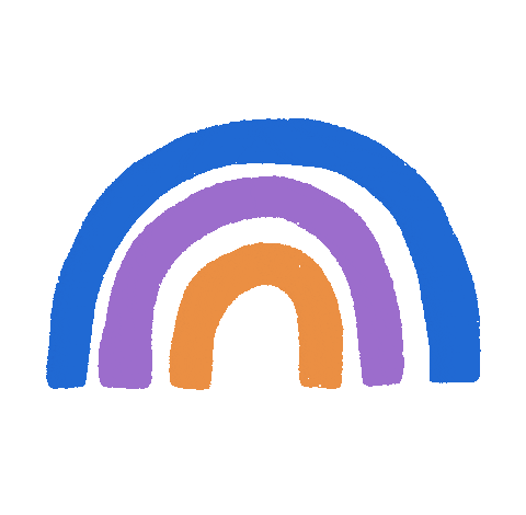 thinkmakeshare giphyupload halloween rainbow pumpkins Sticker