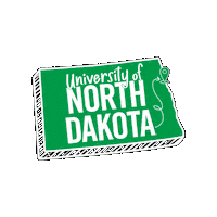 North Dakota Hawks Sticker by University of North Dakota