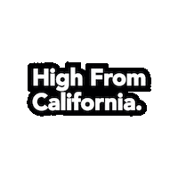 Calibis weed california cannabis spreadthelove Sticker