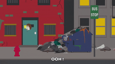 city trash GIF by South Park 