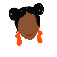 Indigenous Woman Galaxy Sticker