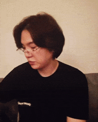 Long Hair Glasses GIF