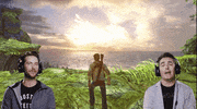 RETROREPLAY jumping hooray nolan north uncharted GIF