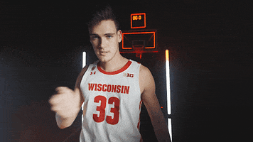 College Basketball Chris GIF by Wisconsin Badgers