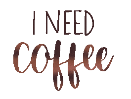 Tired Coffee Sticker