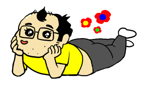 Happy Illustration Sticker