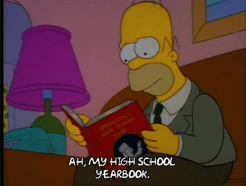Season 4 Yearbook GIF by The Simpsons