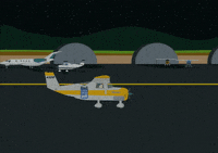 canada plane GIF by South Park 