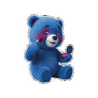 Blue Bear Love Sticker by Caddy's