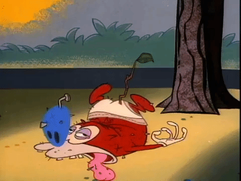 ren and stimpy nicksplat GIF