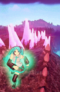 Hatsune Miku Godzilla GIF