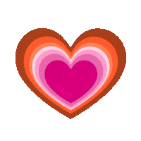 I Love You Heart Sticker by V5MT