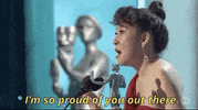 sandra oh im so proud of you out there GIF by SAG Awards